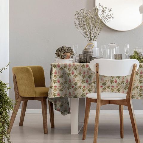 Chestnut Tree Coral/Bayleaf Tablecloth