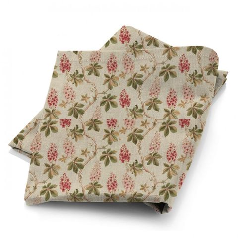 Chestnut Tree Coral/Bayleaf Fabric