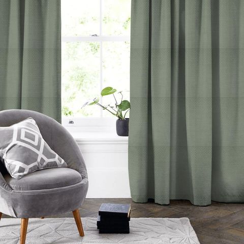 Argyle Sage Made To Measure Curtain