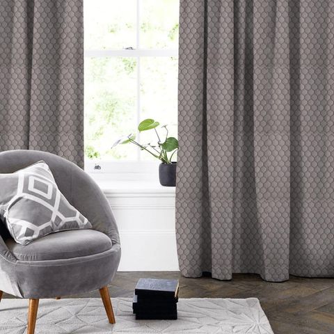 Bazely Graphite Made To Measure Curtain