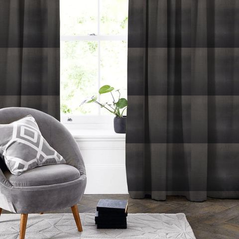 Galaxy Charcoal Made To Measure Curtain