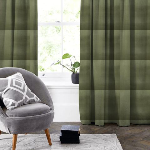 Galaxy Sage Made To Measure Curtain