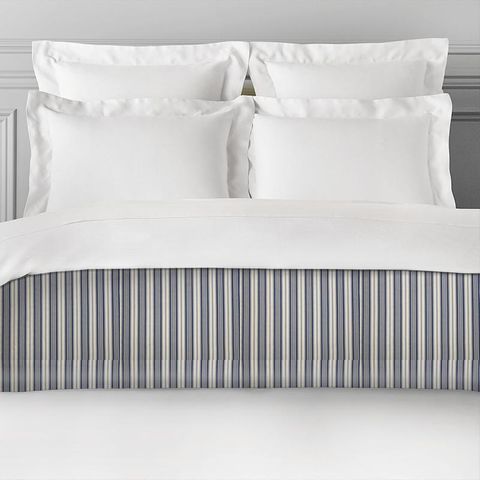 Regatta Stripe Denim Bed Runner