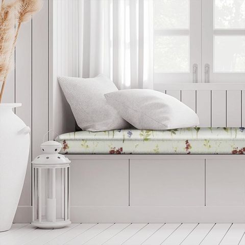 Wild Meadow Magenta Box Cushion