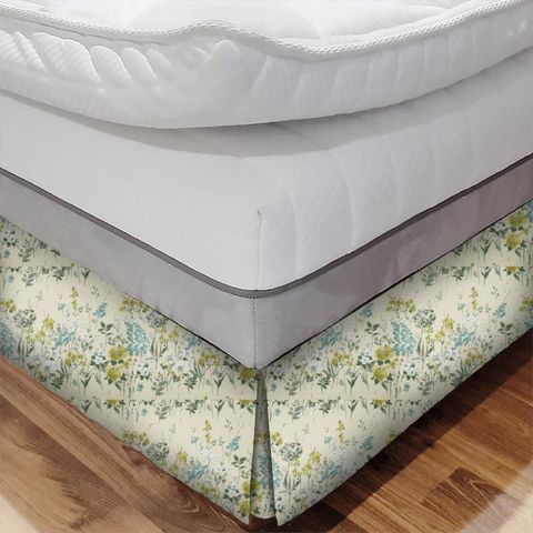 Wild Meadow Pistachio Bed Base Valance
