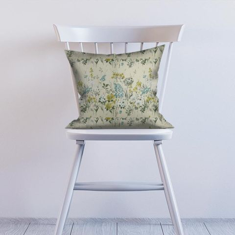 Wild Meadow Pistachio Cushion