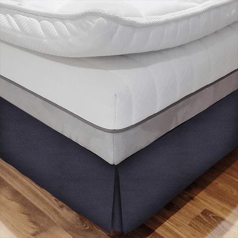 Zebo Indigo Bed Base Valance