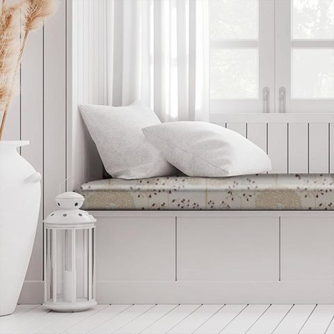 Moonseed Cranberry Box Cushion