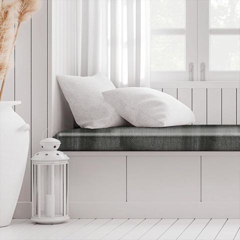 Swaledale Anthracite Box Cushion