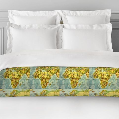 Atlas Azure Bed Runner