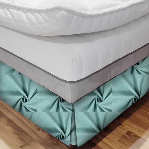Saxon Turquoise Bed Base Valance