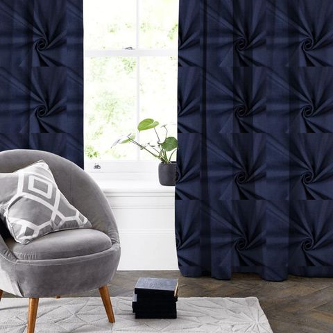 Saxon Navy Made To Measure Curtain