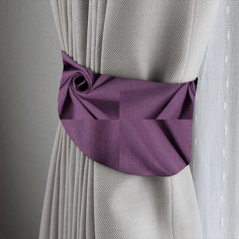 Saxon Plum Tieback