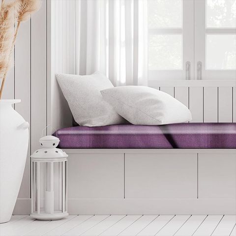 Saxon Plum Box Cushion