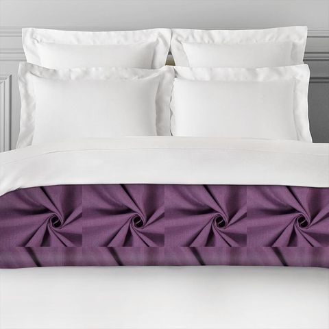 Saxon Plum Bed Runner