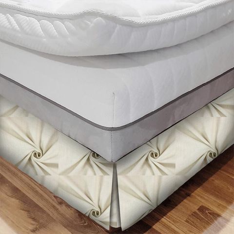 Saxon Ivory Bed Base Valance