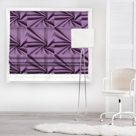 Mayfair Violet Made To Measure Roman Blind