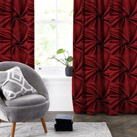 Bamboo Claret Made To Measure Curtain