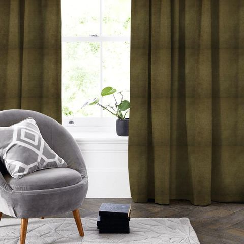 Mirage Khaki Made To Measure Curtain