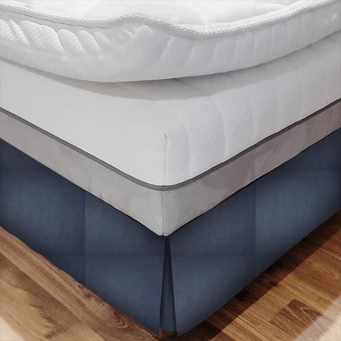 Mirage Denim Bed Base Valance