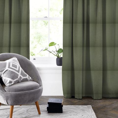 Mirage Celedon Made To Measure Curtain