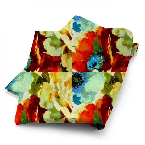 Gardenia Poppy Fabric
