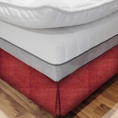 Karina Garnet Bed Base Valance