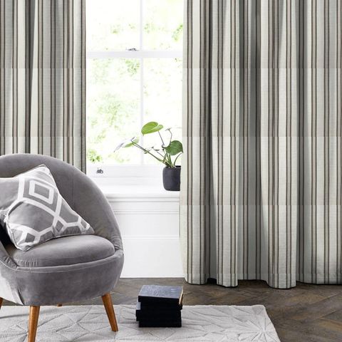 Oxford Charcoal Made To Measure Curtain