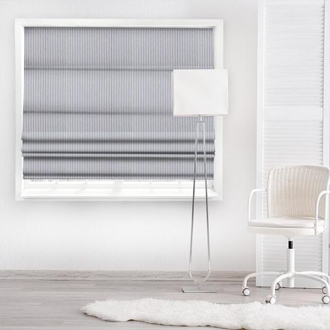 Sutton Navy Made To Measure Roman Blind