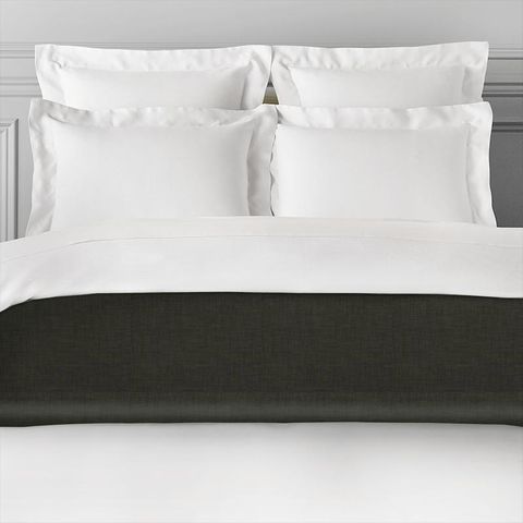 Linoso Charcoal Bed Runner