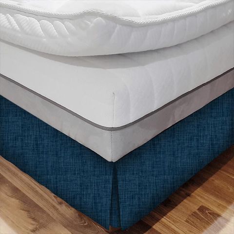 Linoso Denim Bed Base Valance
