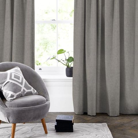 Linoso Grey Made To Measure Curtain