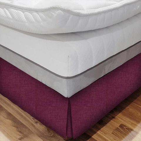 Linoso Raspberry Bed Base Valance