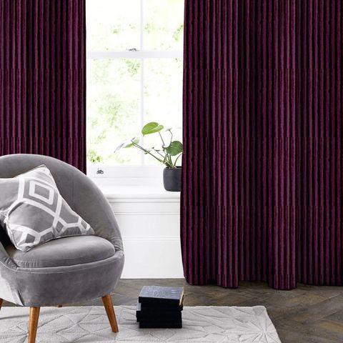 Rhythm Damson Made To Measure Curtain