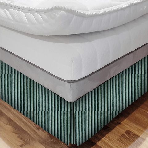 Rhythm Teal Bed Base Valance