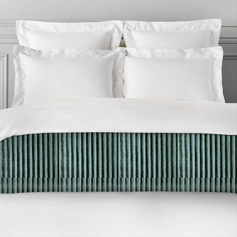 Rhythm Teal Bed Runner