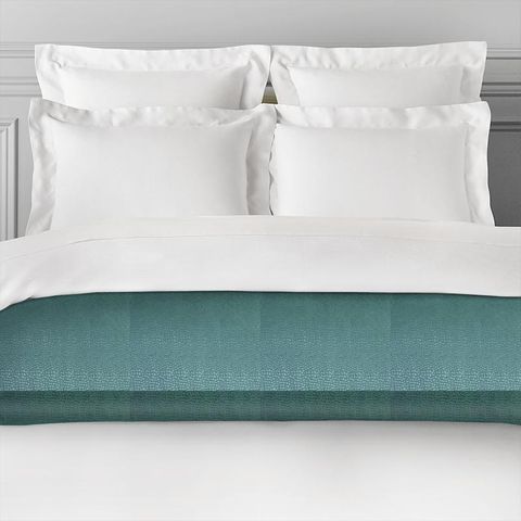 Pulse Teal Bed Runner