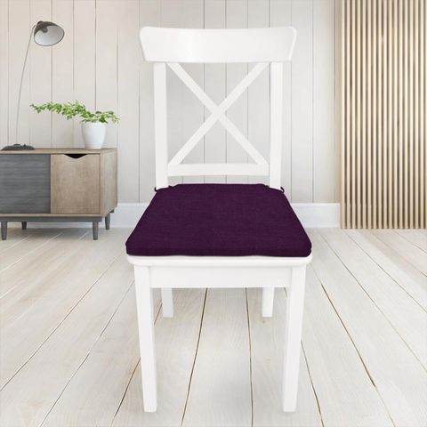 Nantucket Violet Seat Pad Cover