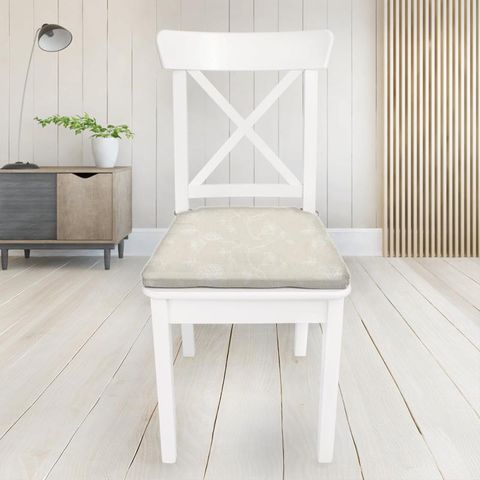 Whitewell Linen Seat Pad Cover