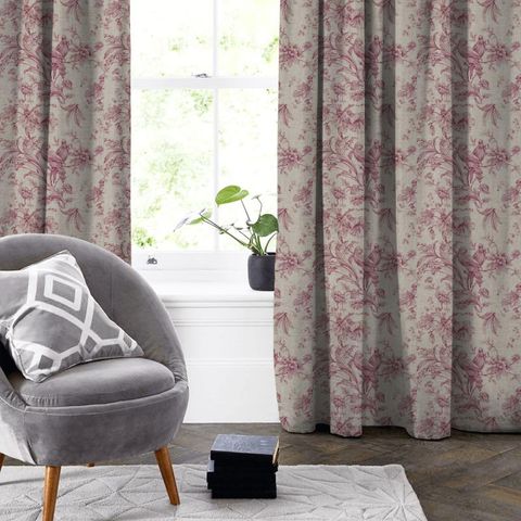 Kellie Raspberry Made To Measure Curtain