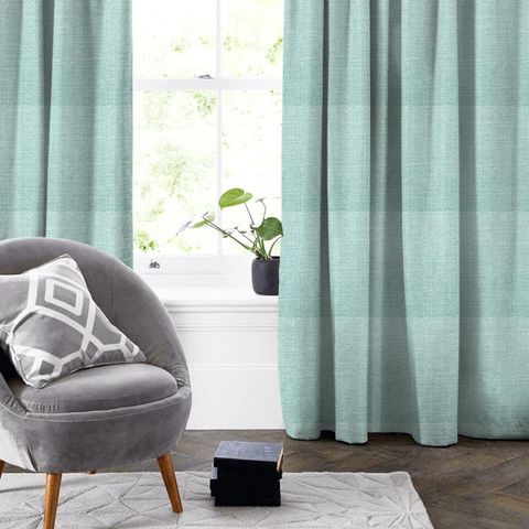 Henley Azure Made To Measure Curtain