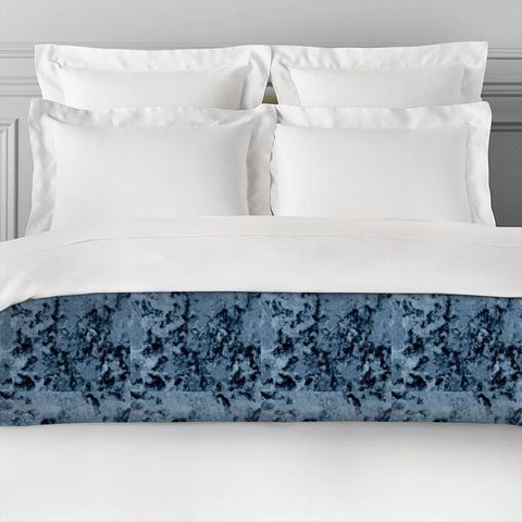 Crush Azure Bed Runner