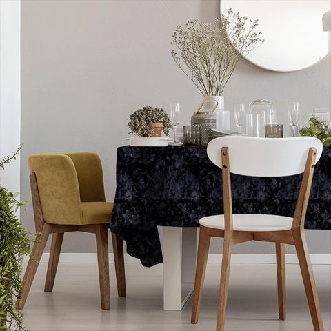 Crush Charcoal Tablecloth