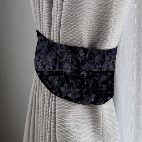 Crush Charcoal Tieback