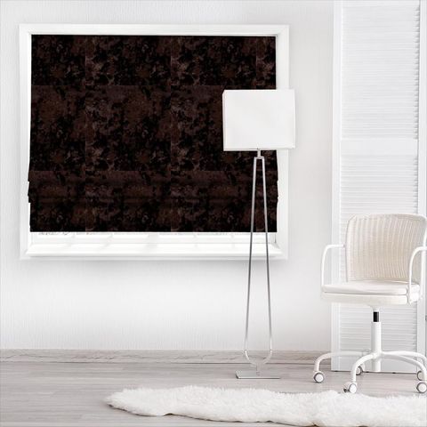 Crush Chocolate Made To Measure Roman Blind