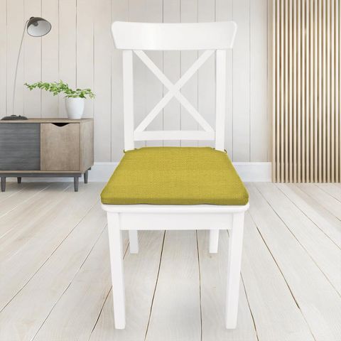 Henley Citrus Seat Pad Cover