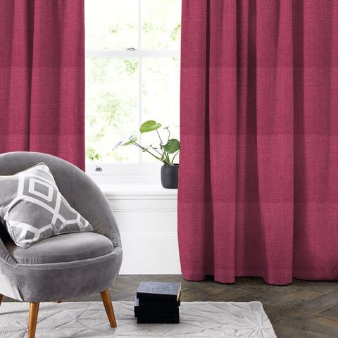 Henley Raspberry Made To Measure Curtain