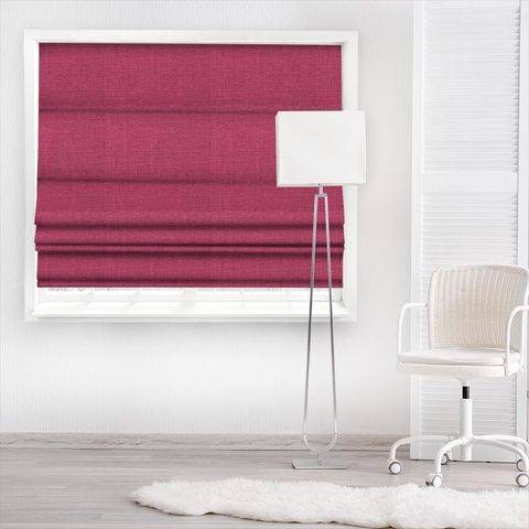 Henley Raspberry Made To Measure Roman Blind