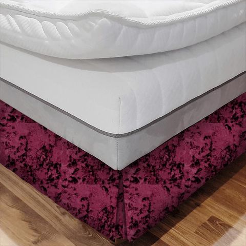 Crush Garnet Bed Base Valance