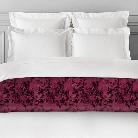 Crush Garnet Bed Runner